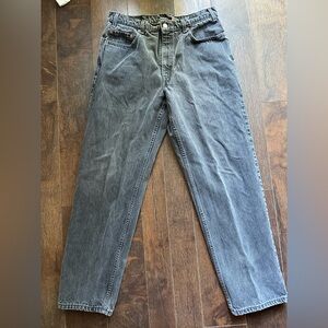 Levi’s Relaxed Fit red Tab Vintage Black Wash 550 Jeans